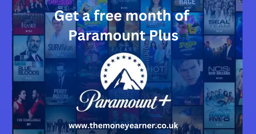 Get a free month of TV streaming with Paramount plus usually only 7 days.