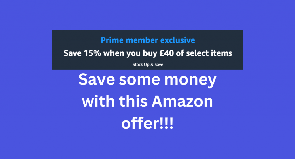 Get 15% off own brand Amazon products for a limited time