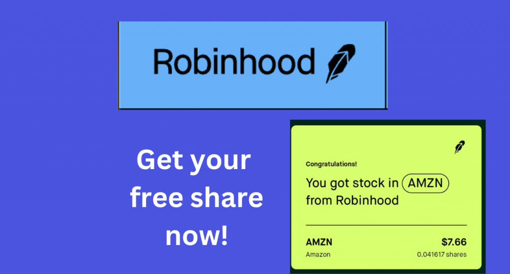 Get a free share worth at least £5 for signing up to Robin Hood